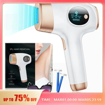 IPL Laser Hair Removal Devices -  Flashes Permanent Painless Epilator,Women Whole Body Treament